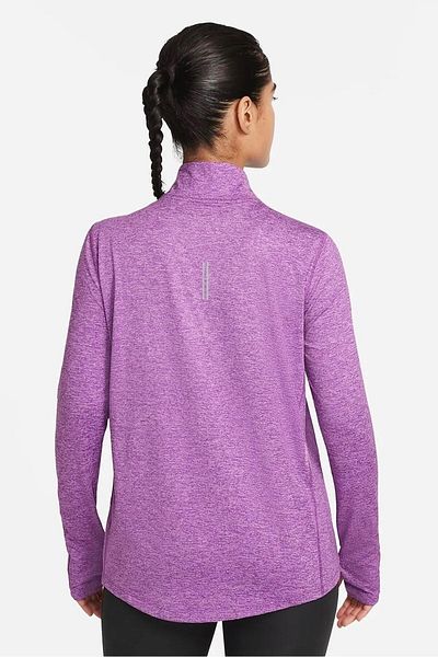 Nike Element 1/2 Zip Running Half Zipper Women's Running Top with Side Pockets Purple