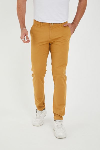 BROCARD Men's Winter Slimfit Fit Lycra Casual Chino Pants