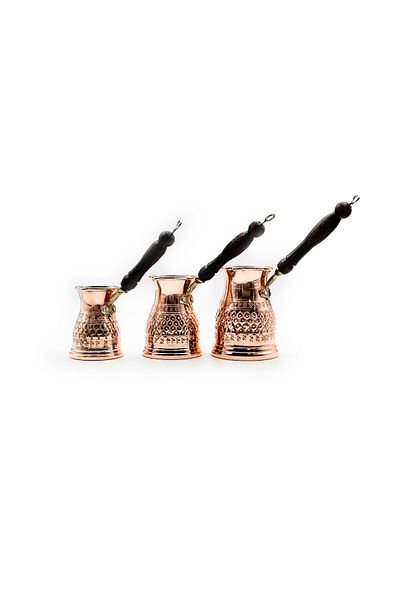 ANTEPSEPETİ Copper Drilled Coffee Cotton Set