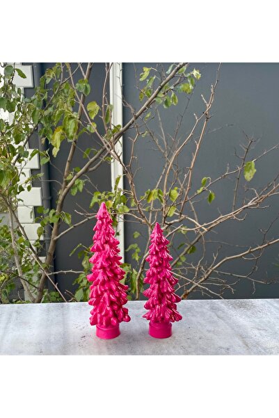 Noel yılbaşı ağacı pembe takım 2’li