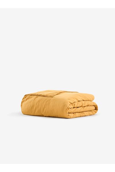 Barine 245X245 Model Smooth Cotton Quilt Curry