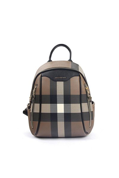 Silver Polo Ασημί Polo Brown - Μαύρο NV906 Γυναικείο σακίδιο πλάτης