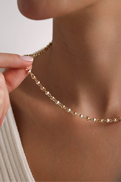 Gianfranco 14 Ayar Altın Sfere Mineli Kolye