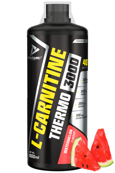 Dynamic Nutrition Thermo L-carnitine 3000 - 1000 ml - 40 Servis - Karpuz Aromalı - L-karnitin