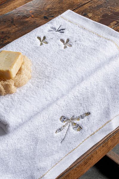 LAVENDIER FLY 50x80 Διπλό Σετ Πετσέτες Χεριών/Προσώπου 100% βαμβάκι