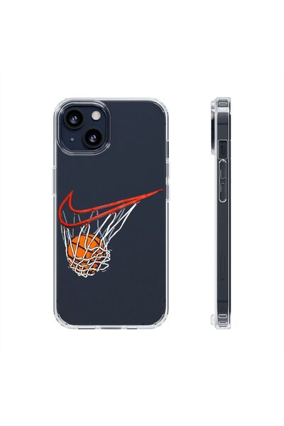 izzytech حافظة هاتف آيفون 13 صغيرة شفافة مطبوعة حافظة هاتف متينة بنمط