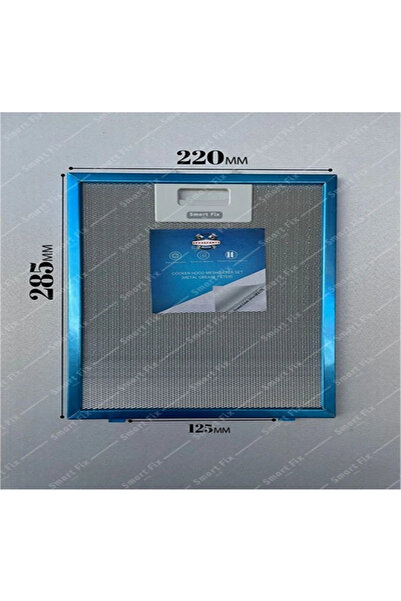 Home 22×28,5 Cm Davlumbaz Yağ Filtresi Aspiratör 220x285mm Simfer