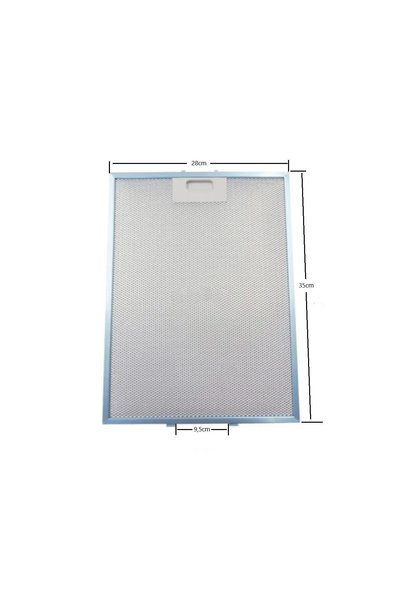 Home 81460024 -Teka DB1-90 için davlumbaz metal yağ filtresi 350x280mm Gefest A7