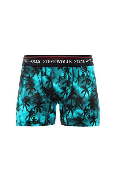 Steve Wolls Boxer pentru bărbați cu model palmier cu imprimeu digital unic - ...