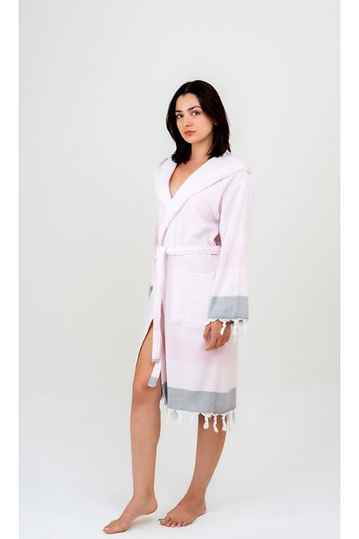 EMİLLİE Mi̇ra Towel Pectemal Bathrobe Unisex - 100% Cotton