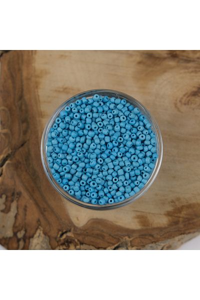 Prestij Boncuk Σκούρο μπλε χάντρες άμμου ABC - 3 mm, 500 γραμμάρια, 8/0-43