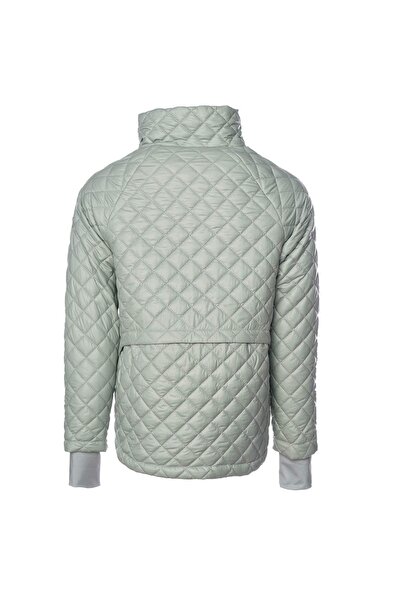 hummel Beneth Kadın Yeşil Dik Yaka Mont