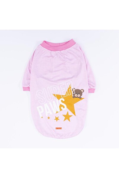Pawstar Pembe Super Paws Büyük Köpek Sweati - Köpek Kıyafeti (15 KG-45 KG)