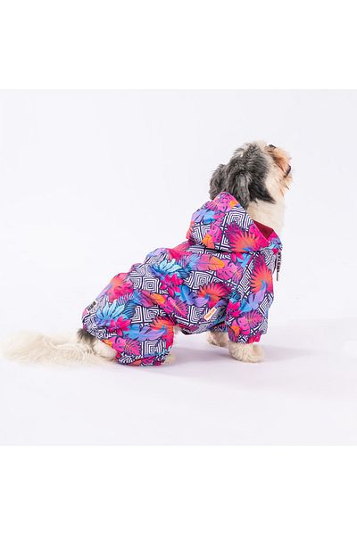 Pawstar Palmatum Fleece Dog Jumpsuit Raincoat Dog Raincoat Dog Outfit Dog Suit