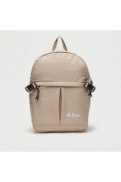 Lee Cooper Logo Detail Backpack with Zip Closure
