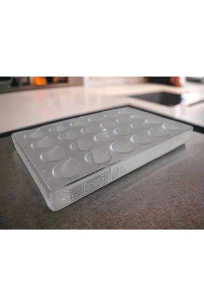 Greyas Polikarbon Damla Pralin Çikolata Kalıbı 9.2 gr | Cm-3536