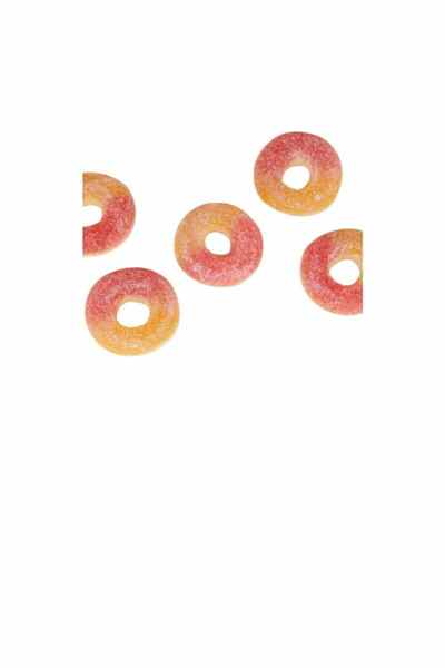 Haribo حلقة خوخ حلوى ناعمة 1000 جرام