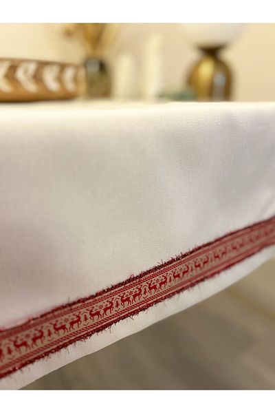 Filamente Πρωτοχρονιάτικο θέμα Runner / 140x40 / Χειροποίητο / Ραμμένο ανθεκτικό στους λεκέδες / Χριστουγεννιάτικο θέμα - Χριστουγεννιάτικο θέμα