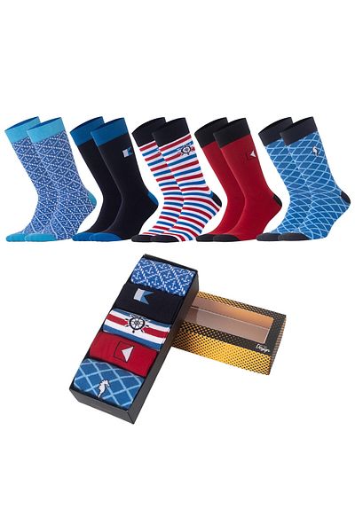 Biggdesign Ocean Men's Socks Set Of 5