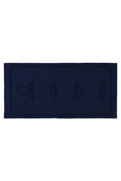 ANEMOSS Marineblaues 140 x 70 cm großes Strandtuch – Matrosenbinder