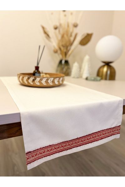 Filamente Πρωτοχρονιάτικο θέμα Runner / 140x40 / Χειροποίητο / Ραμμένο ανθεκτικό στους λεκέδες / Χριστουγεννιάτικο θέμα - Χριστουγεννιάτικο θέμα