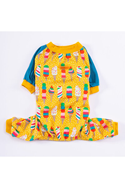 Pawstar Ice Cream Kedi Köpek Pijaması Kedi Köpek Tulumu Kedi Köpek Kıyafeti