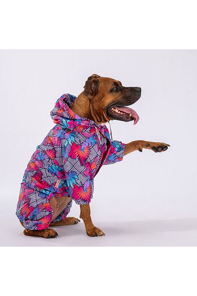 Pawstar Palmatum Medium-Large Breed Dog Jumpsuit Dog Raincoat Dog Suit Dog Outfit