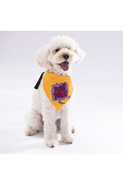 Pawstar Dont Panic Kedi Köpek Fuları Pet Bandanası