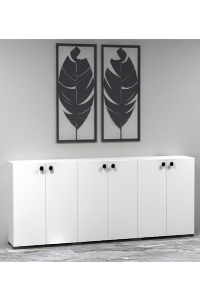 yamandekorasyon AYDER 3LÜ EV-OFİS DOSYA DOLABI&KİLER DOLABI&ORGANİZATÖR