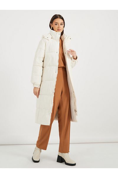 Styli Midi Length Oversized Padded Coat