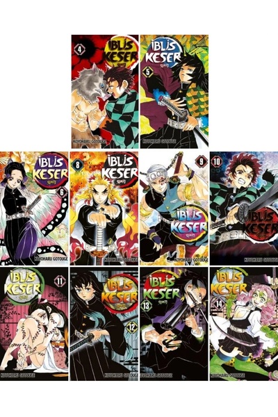 Gerekli Şeyler Yayıncılık İblis Keser 4-5-6-8-9-10-11-12-13-14 Manga Seti (10...