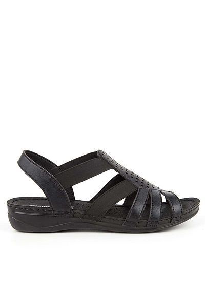 Muya Black Amanda Anatomical Sole Women's Sandals
