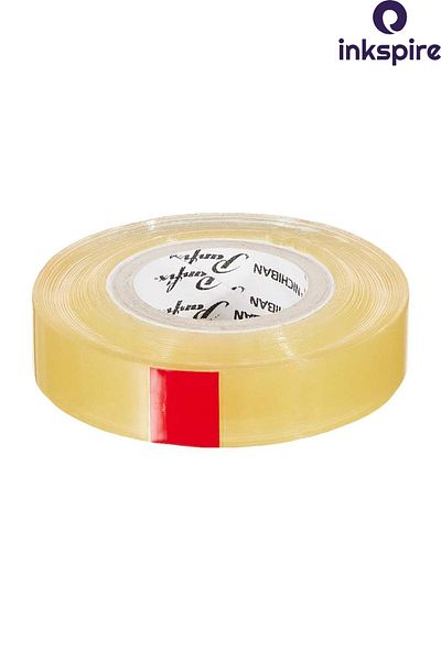 inkspire 12X33 Meters 2 Pieces Cellophone Tape - Strong Adhesive Cellophone Tape Compatible with Machines