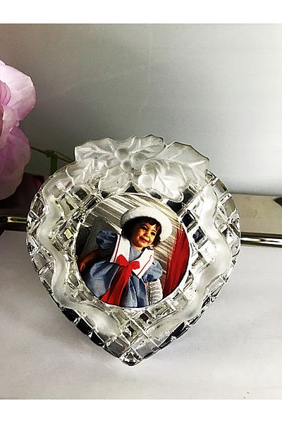 DECOSTYLE Crystal Patterned Heart Picture