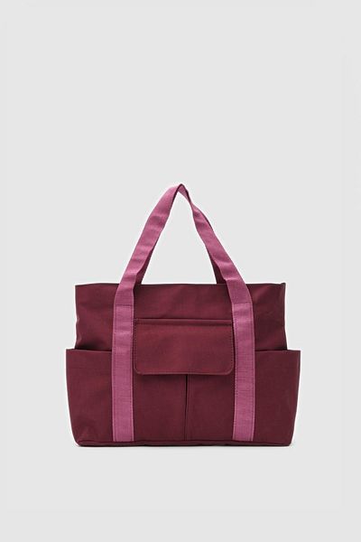 Shule Bags Pettit Bigger Claret Red Tote Bag