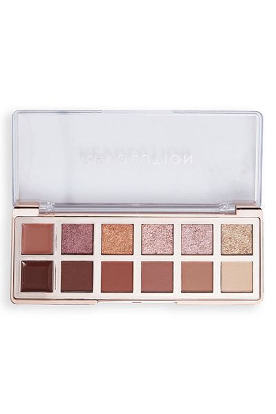 Revolution Bronze Icon Eyeshadow Palette - Eyeshadow Palette, Matte+Silvery+Cream