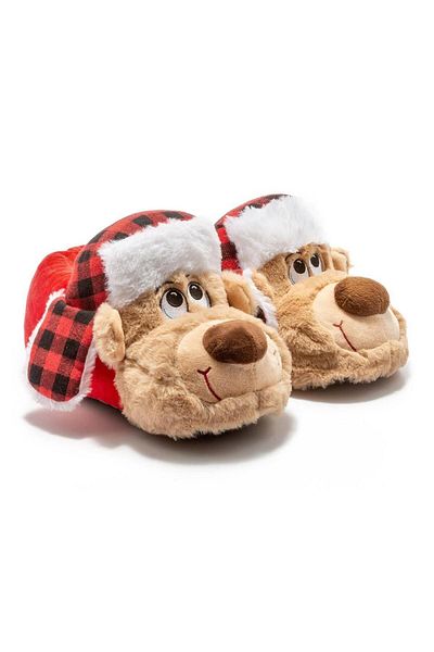 Twigy Aa0630 Tw Goldi Brown Animal Figured Men's Slippers