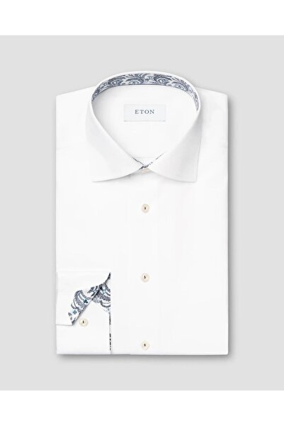 Eton Beyaz Signature Twill Pamuk Gömlek