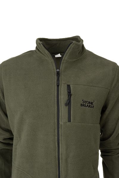Oppland Ανδρικό φούτερ Winter Fleece - Άνετο κατά της πηκτικής με φερμουάρ, τσέπες και κυρίαρχο γιακά