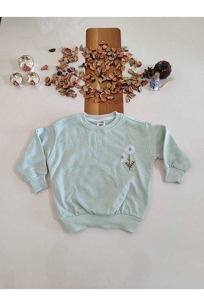 Asel Chamomile Embroidered 3 Stripes unless Bottom Girl's Suit