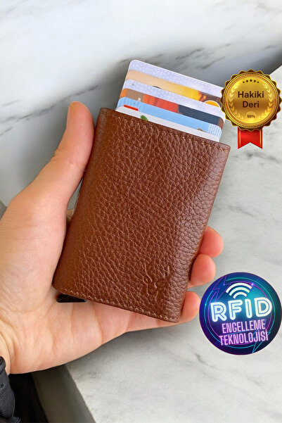 Modica Papola - Hakiki Deri Mekanizmalı Rfid Korumalı Hırsızlık Engelleyici T...