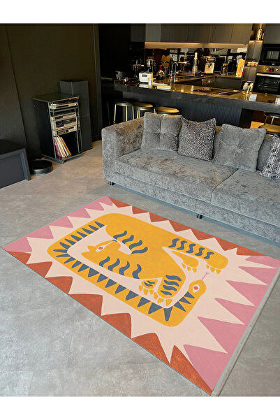 Rugs Modern Halı Συλλογή Yilmaz Δημιουργικό Μοντέρνο Διακοσμητικό Χαλί με Σχέ...