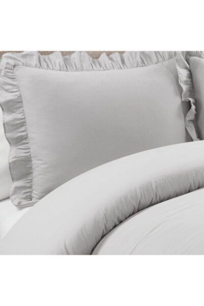 Donetella 3 -Piece Ruffled Twin Size Duvet Set 170x230 cm Without Filler