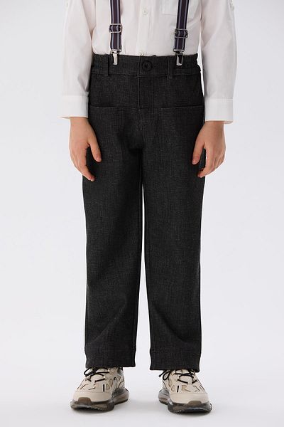 Nebbati Boy's Anthracite Trousers