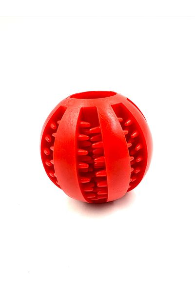 Tasma Market Rubber Reward Dog Play Ball with Food Reservoir