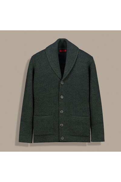 Sarar İNTERVİEW ÖRGÜ DÜĞMELİ HAKİ HIRKA