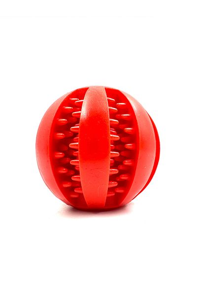 Tasma Market Rubber Reward Dog Play Ball with Food Reservoir