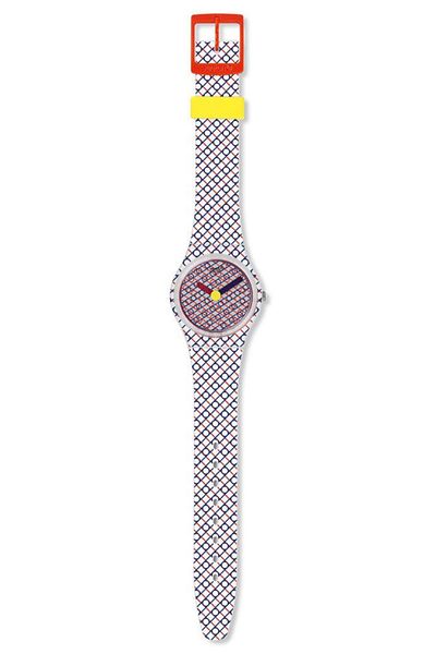 Swatch DUET IN BLUE & RED by Sigrid Calon