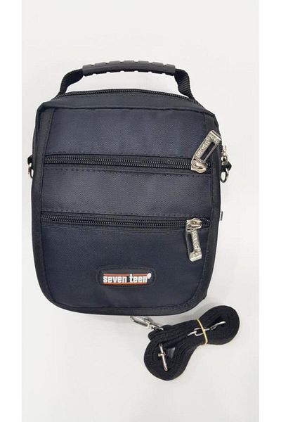 SEVENTEEN Men's Sports Handbag - Black, Medium Size