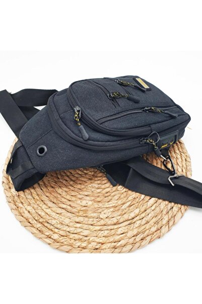 SEVENTEEN Orta Boy Kanvas Kumaş Erkek El Ve Omuz Çantası